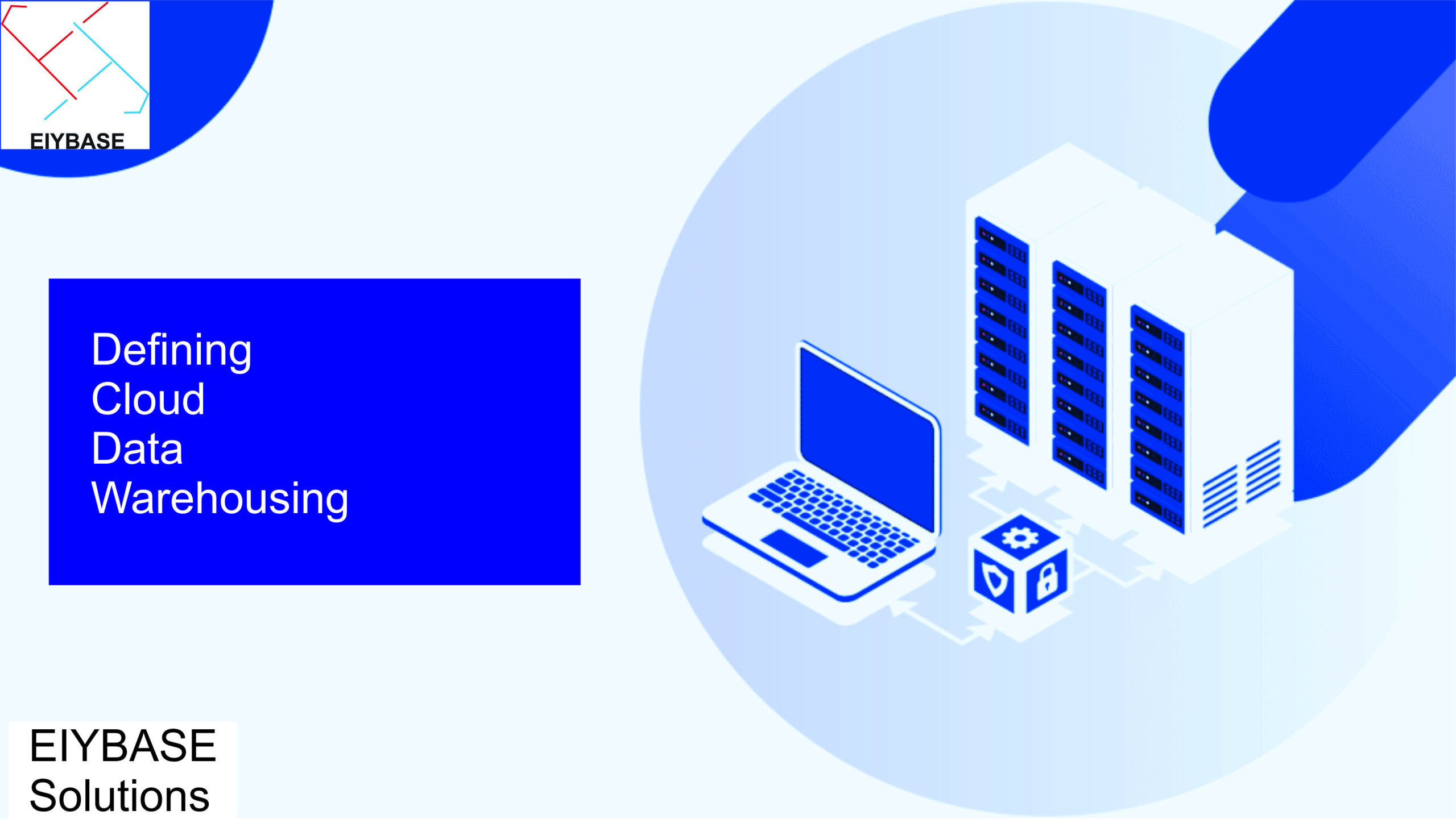 Awesome description of how a cloud data warehousing is